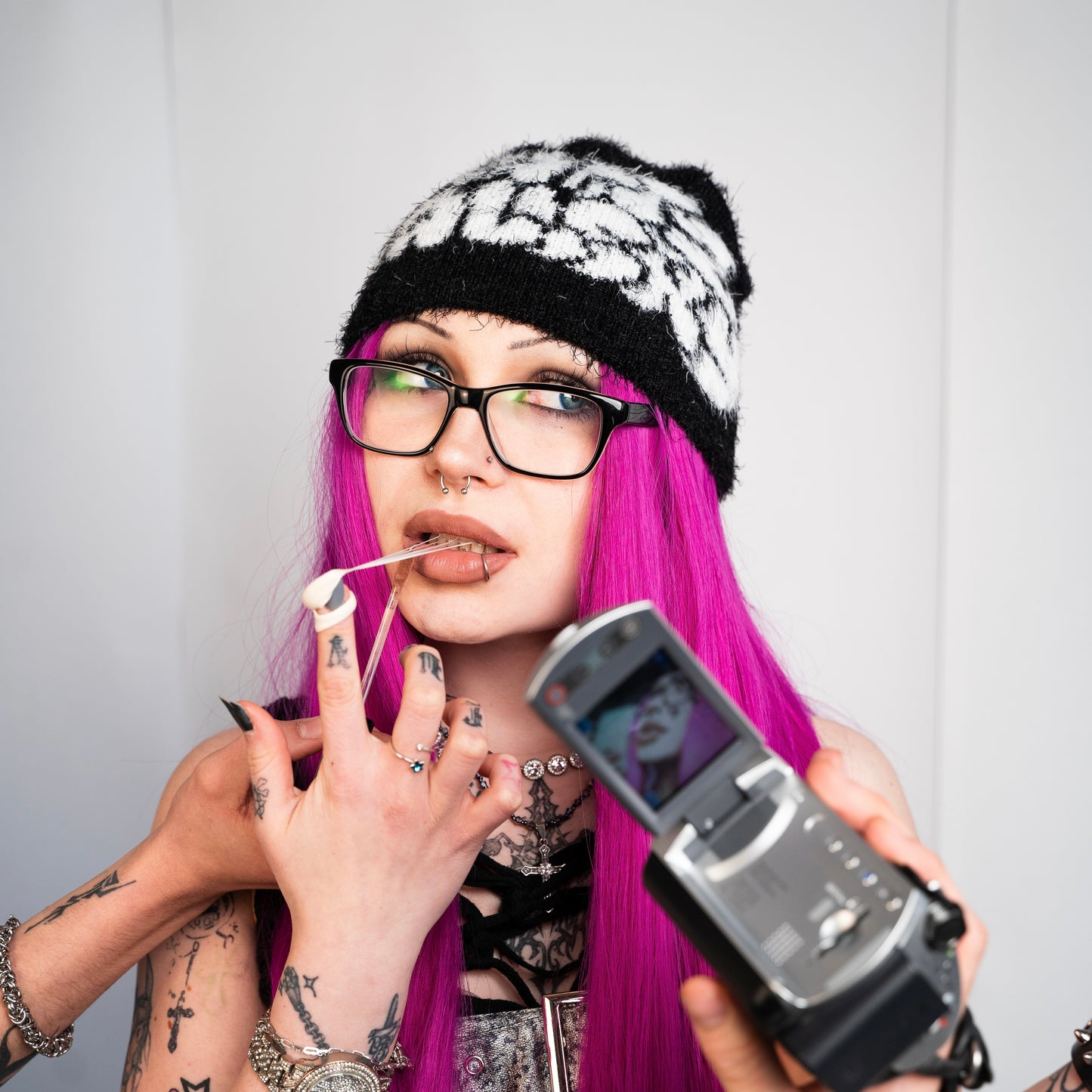 Draft Furry Beanie v1 Black