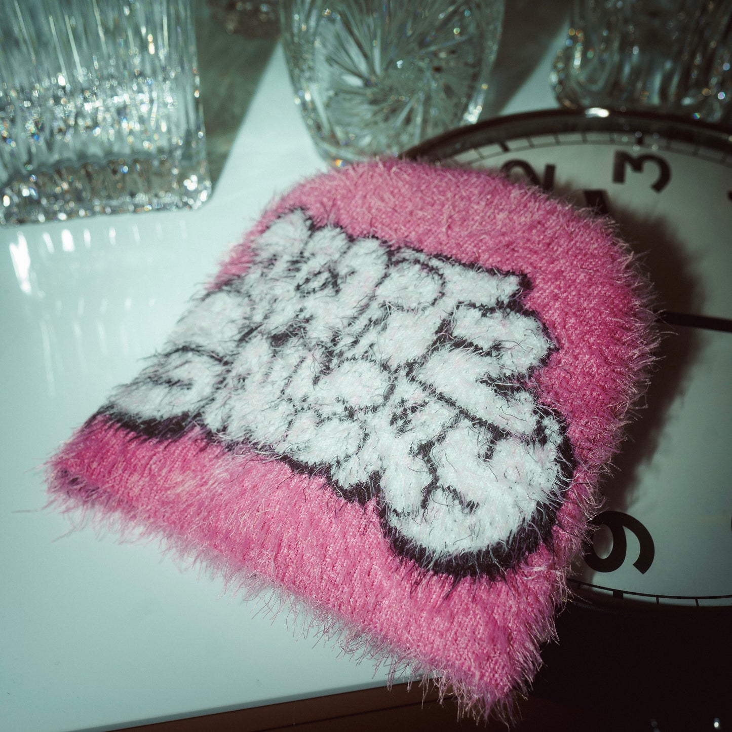 Draft Furry Beanie v2 Fuchsia Pink