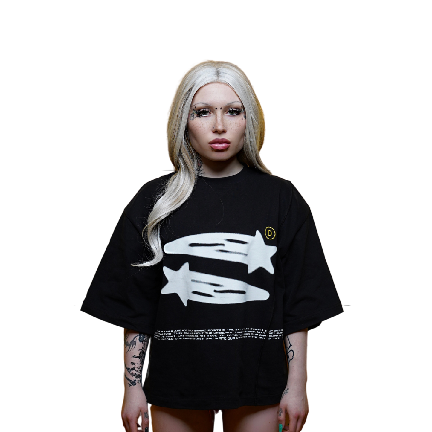 Boxy Star Clip Tee